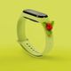 Hurtel Strap Xmas opaska do Xiaomi Mi Band 4 / Mi Band 3 silikonowy pasek bransoletka zielony (mistletoe) 2