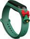 Hurtel Strap Xmas opaska do Xiaomi Mi Band 4 / Mi Band 3 świąteczny silikonowy pasek bransoletka ciemnozielony (dzwonek) 1