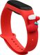 Hurtel Strap Xmas opaska do Xiaomi Mi Band 4 / Mi Band 3 świąteczny silikonowy pasek bransoletka czerwony (skarpeta) 1
