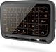Klawiatura Alogy Dotykowa USB + Touchpad H18+ Bezprzewodowa Czarna US (9948) 1