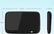 Klawiatura Alogy Dotykowa USB + Touchpad H18+ Bezprzewodowa Czarna US (9948) 6