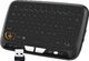 Klawiatura Alogy Ekranowa USB + Touchpad H18 Bezprzewodowa Czarna US (9947) 2