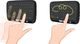Klawiatura Alogy Ekranowa USB + Touchpad H18 Bezprzewodowa Czarna US (9947) 6