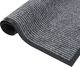 vidaXL Wycieraczka, prążkowana, szara, 60x80 cm 3