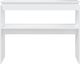 vidaXL Stolik konsolowy, biały, 102x30x80 cm, płyta wiórowa 4