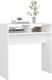 vidaXL Stolik konsolowy, biały, 78x30x80 cm, płyta wiórowa 4