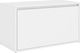vidaXL Ławka do przedpokoju, 80x40x45 cm, biała, płyta wiórowa 2