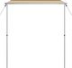 vidaXL Zadaszenie do kampera, 2 x 2 x 2,15 m, beżowe 3
