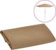 vidaXL Pokrycie do parasola ogrodowego, kolor taupe, 300 cm 1