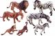Figurka Jokomisiada Zestaw zwierząt - Safari, lew, zebry (ZA2987 B) 2