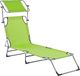 Shumee Leżak ogrodowy z daszkiem limonkowy FOLIGNO 3