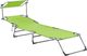 Shumee Leżak ogrodowy z daszkiem limonkowy FOLIGNO 4