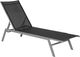 Shumee Leżak ogrodowy czarny NOLI 1