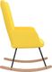 vidaXL Fotel bujany, musztardowy, tapicerowany tkaniną 4