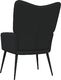 vidaXL Fotel, 62 x 68,5 x 96 cm, czarny, obity tkaniną 4