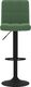 vidaXL Stołki barowe, 2 szt., ciemnozielone, obite aksamitem 3
