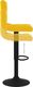 vidaXL Stołki barowe, 2 szt., musztardowe, tapicerowane aksamitem 6