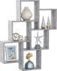 vidaXL Półka ścienna w formie kostek, szarość betonu, 78x15x93 cm 3