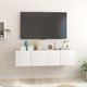 vidaXL Szafki wiszące pod TV 2 szt., białe, 60x30x30 cm 1