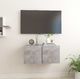 vidaXL Szafki wiszące pod TV, szarość betonu, 60x30x30 cm 1