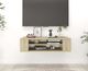 vidaXL Wisząca szafka TV, dąb sonoma, 100x30x26,5 cm, płyta wiórowa 1