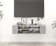 vidaXL Wisząca szafka TV, szarość betonu, 100x30x26,5 cm, płyta 1
