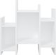 vidaXL Szafka boczna, biała, 60x26x60 cm, płyta wiórowa 5