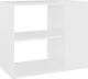 vidaXL Szafka boczna, biała, 60x30x50 cm, płyta wiórowa 2