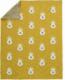Fehn Fresk tkany kocyk z bawełny organicznej 80 x 100 cm ananas mustard 1