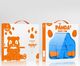 Etui na tablet Dux Ducis Dux Ducis Panda bezpieczne dla dzieci dziecięce miękkie etui do iPad mini 5 / 4 / 3 / 2 / 1 z miejscem na rysik niebieski 4