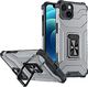 Hurtel Crystal Ring Case pancerne hybrydowe etui pokrowiec + magnetyczny uchwyt iPhone 13 mini czarny 1
