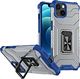 Hurtel Crystal Ring Case pancerne hybrydowe etui pokrowiec + magnetyczny uchwyt iPhone 13 mini niebieski 1