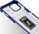 Hurtel Crystal Ring Case pancerne hybrydowe etui pokrowiec + magnetyczny uchwyt iPhone 13 mini niebieski 4