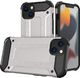 Hurtel Hybrid Armor pancerne hybrydowe etui pokrowiec iPhone 13 srebrny 1