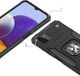 Wozinsky Wozinsky Ring Armor pancerne hybrydowe etui pokrowiec + magnetyczny uchwyt Samsung Galaxy A22 5G czarny 2