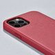 iCarer iCarer Case Leather pokrowiec etui z naturalnej skóry do iPhone 12 Pro Max czerwony (WMI1217-RD) (kompatybilne z MagSafe) 9