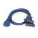 StarTech USB zew. - USB wew., Niebieski (USB3SPNLAFHD) 1