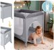 Ricokids Łóżeczko turystyczne + materac + torba 125 x 65 x 78 cm RK-240 szare 7