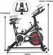 Rower stacjonarny Costway SP37040WH magnetyczny 3