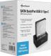Stacja dokująca Sharkoon 2.5"/3.5" SATA - USB-C 3.2 Gen 1 QuickPort 3