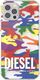 Diesel DIESEL CLEAR CASE PRIDE CAMO AOP IPHONE XR WIELOBARWNY standard 1
