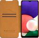 Nillkin NILLKIN QIN BOOK SKÓRZANE ETUI SAMSUNG GALAXY A22 4G BRĄZOWY standard 1