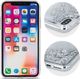CASE ETUI LIQUID GLITTER TPU IPHONE 6 PLUS / 7 PLUS / 8 PLUS SREBRNY standard 3