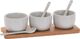Excellent Houseware Miseczki na dipy do serwowania sosów z łyżeczkami 2