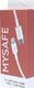 Kabel USB Mysafe USB-C - Lightning 1 m Biały (5904208500810) 2