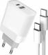 Ładowarka Mysafe CH18W 1x USB-A 1x USB-C  (5904208500742) 1
