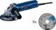 Szlifierka Bosch szlifierka kątowa GWS 9-125 S 900W (0.601.396.102) + 3x Bosch tarcza do metalu 1