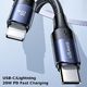 Kabel USB Usams USB-C - Lightning 3 m Czarny (6958444973326) 2