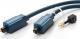 Kabel Clicktronic Toslink - Toslink 0.5m granatowy (70365) 2