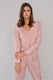 Italian fashion Italian Fashion Komplet damski dres KARINA długi rękaw długie spodnie róż pudrowy XL 9
